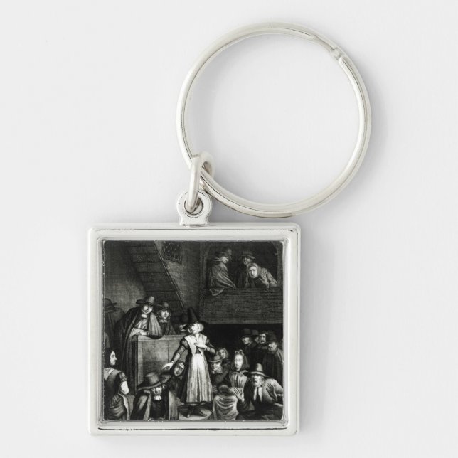 Quaker Meeting, 1699 Keychain (Front)