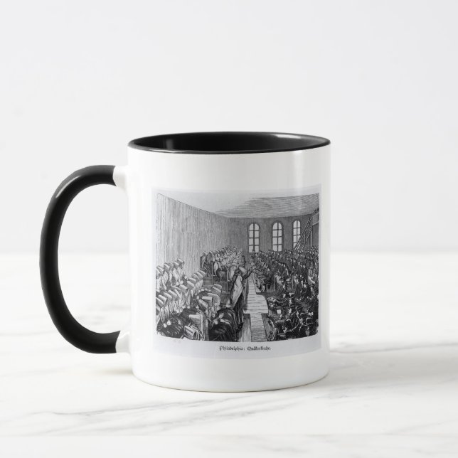 Quaker Meeting, Philadelphia Mug (Left)