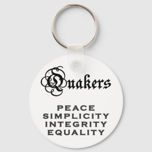 Quaker Motto Keychain