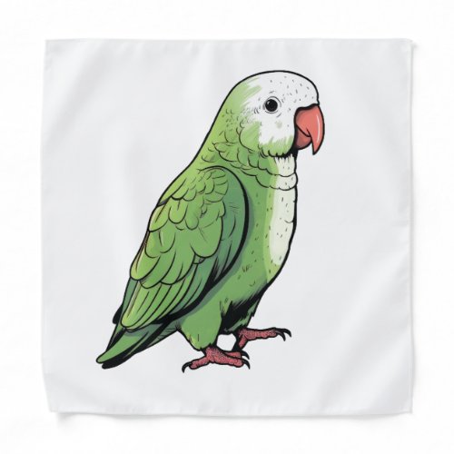 Quaker parrot bird cute design bandana