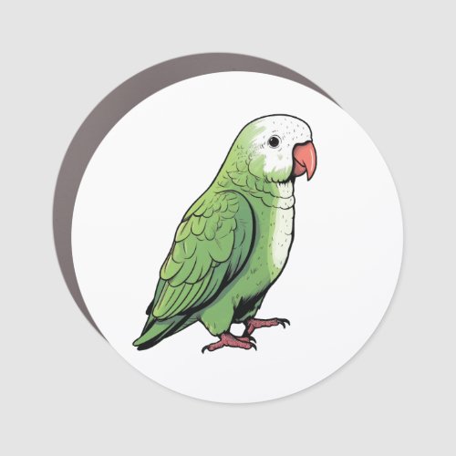 Quaker parrot bird cute design car magnet