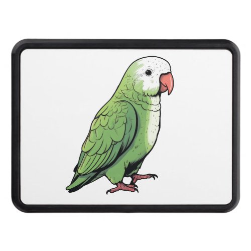 Quaker parrot bird cute design hitch cover