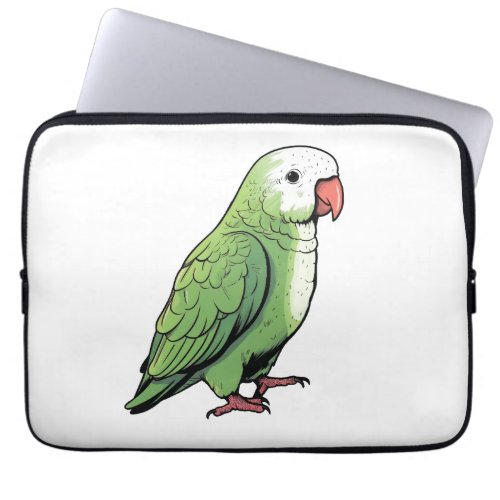 Quaker parrot bird cute design laptop sleeve