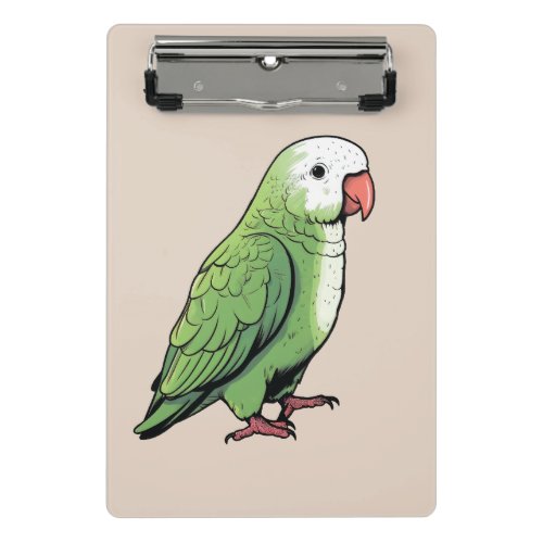 Quaker parrot bird cute design mini clipboard