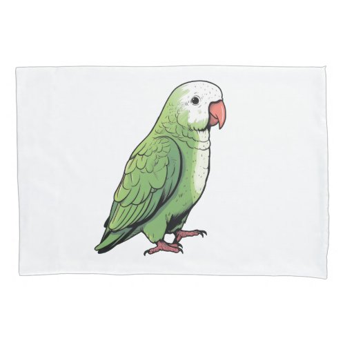 Quaker parrot bird cute design pillow case