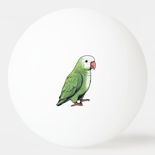 Quaker parrot bird cute design ping pong ball