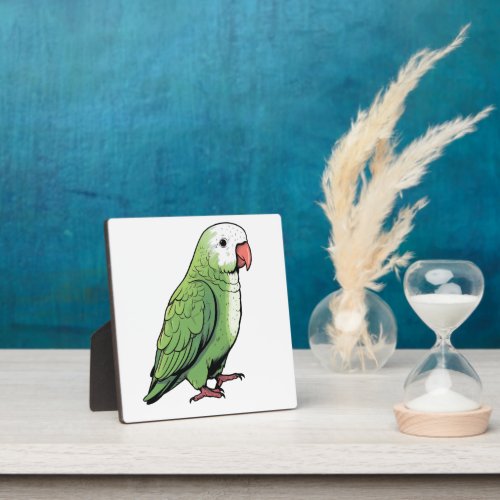 Quaker parrot bird cute design plaque