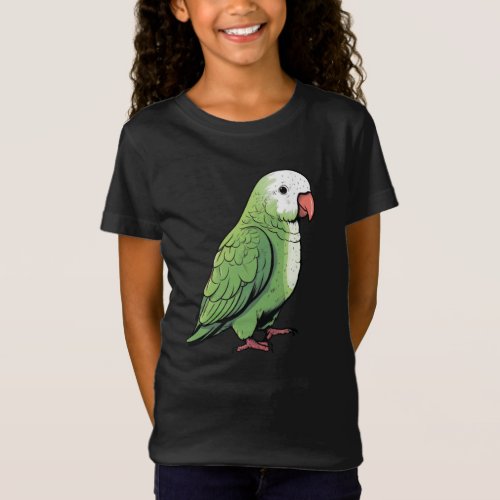 Quaker parrot bird cute design T_Shirt