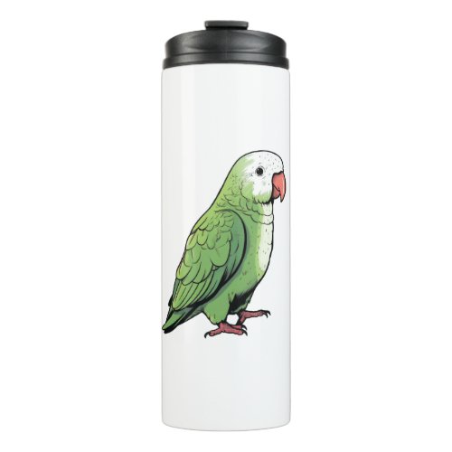 Quaker parrot bird cute design thermal tumbler