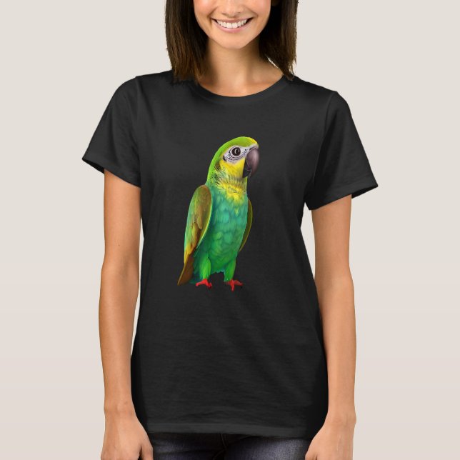 Quaker Parrots birds animals pet  quotes Family Pa T-Shirt (Front)