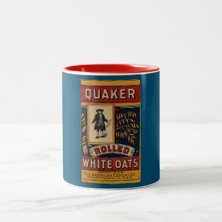 Quaker Rolled White Oats Coffee Mug