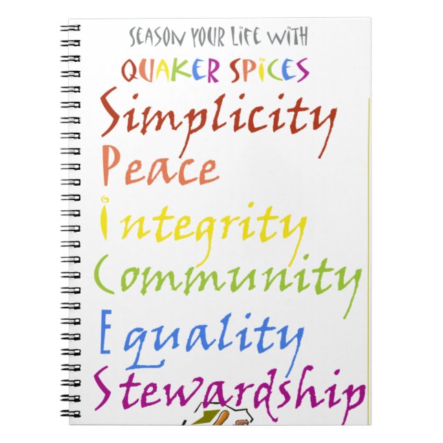 Quaker Spices Notebook (Front)