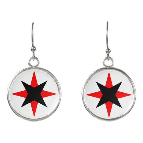 Quaker Star Earrings