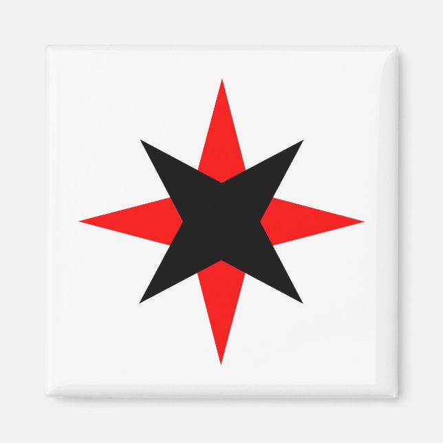 Quaker Star Magnet (Front)