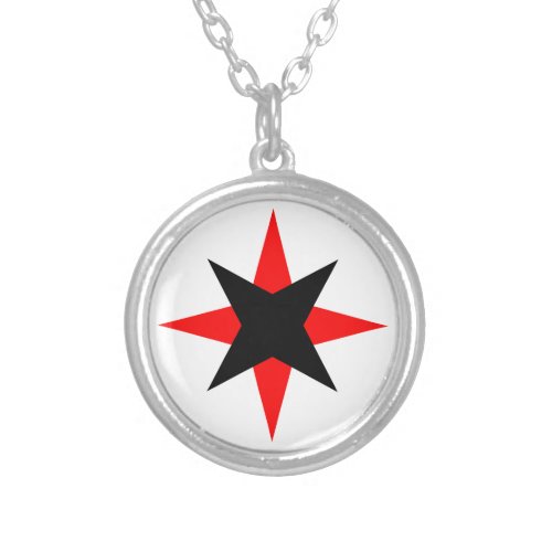 Quaker Star Silver Plated Necklace