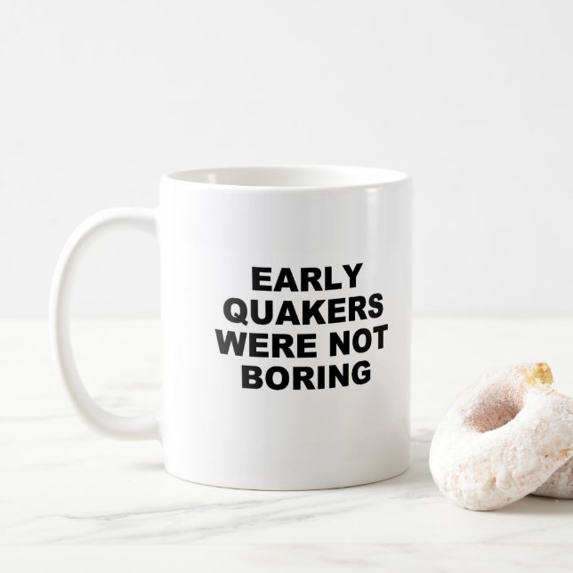 Quakers Mug (With Donut)
