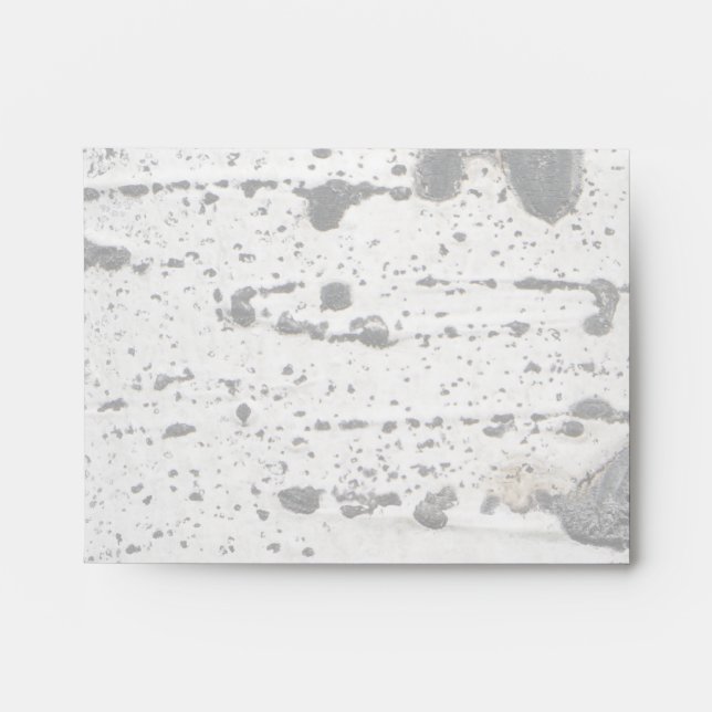 Quaking Aspen Bark Inside & Out Envelope (Front)