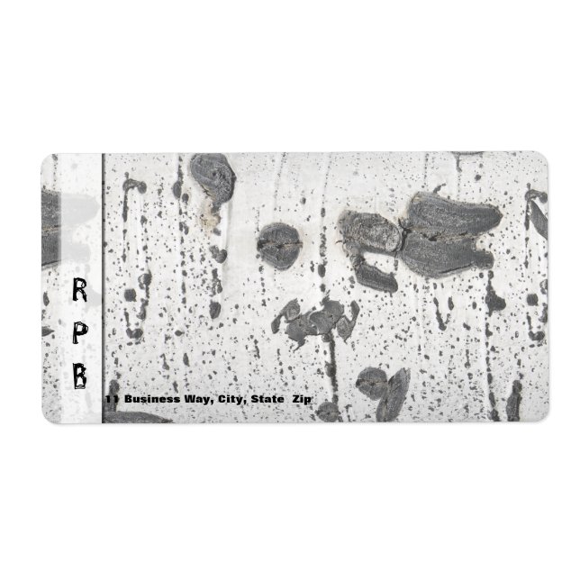 Quaking Aspen Bark Label (Front)