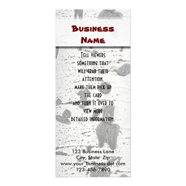 Quaking Aspen Bark Rack Card (Front)