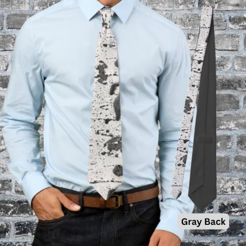 Quaking Aspen Three Bark Photograph Neck Tie
