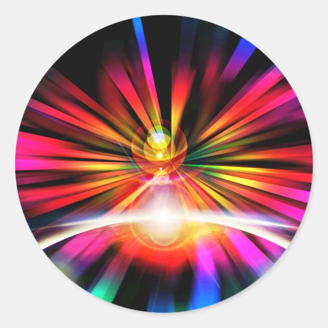 Qualia Classic Round Sticker (Front)