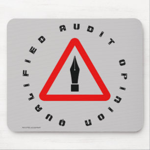 "Qualified Audit Opinion" Mouse Pad