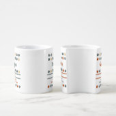 Qualified New Grandparents Contemporary Custom Coffee Mug Set (Side)