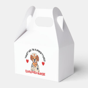 Qualified Nurse Pawsitively Favor Boxes