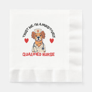 Qualified Nurse Pawsitively Napkins