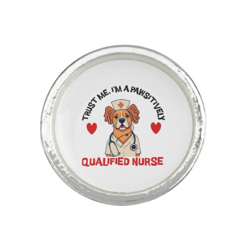 Qualified Nurse Pawsitively Ring