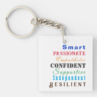 Qualities of Great Women Fun Colorful Motivational