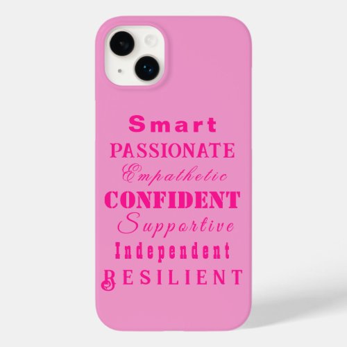 Qualities of Great Women Pink Case_Mate iPhone 14 Plus Case