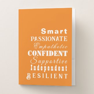 Qualities of Great Women Pumpkin Orange