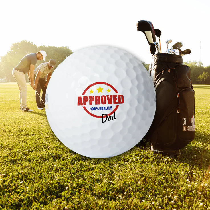 Quality Approved Dad Golf Balls Zazzle