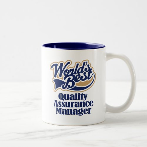 Quality Assurance Manager Gift Two_Tone Coffee Mug