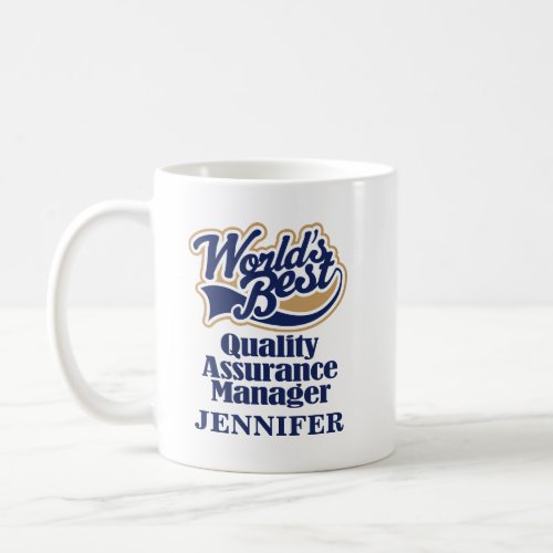 Quality Assurance Manager Personalized Mug Gift