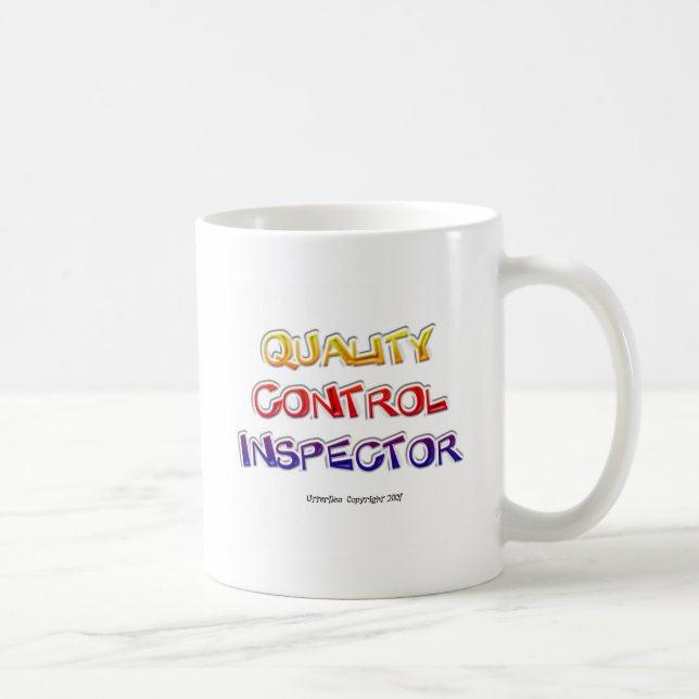 Quality  Control Inspector Coffee Mug (Right)