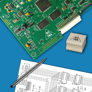 Quality Control Inspector inspection Rubber Stamp