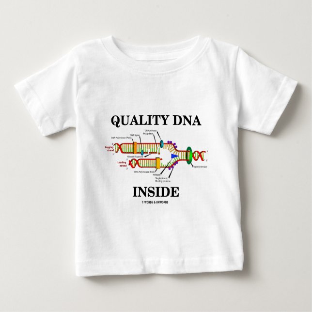 Quality DNA Inside (DNA Replication) Baby T-Shirt (Front)