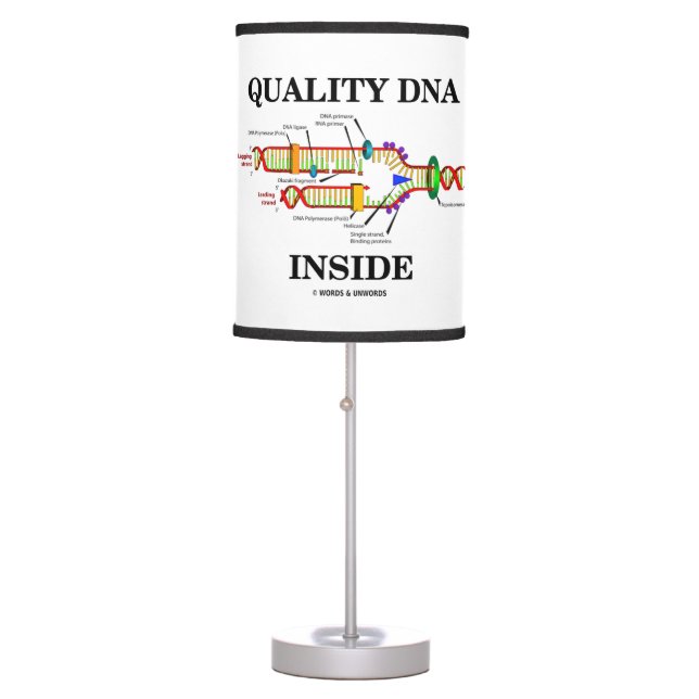 Quality DNA Inside (DNA Replication) Table Lamp (Front)