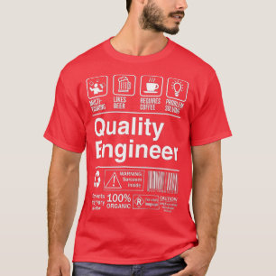 Quality Engineer Product Label T-Shirt