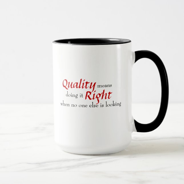 Quality Inspirational Quote Mug (Right)