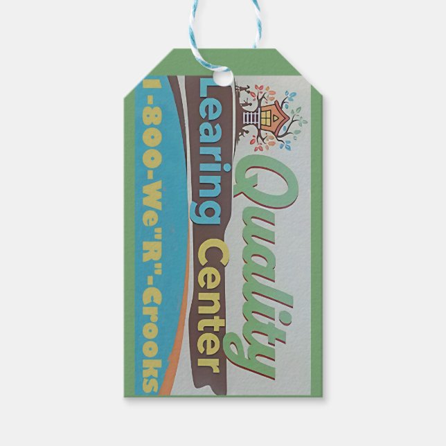 Quality Learing Center Gift Tags (Front)