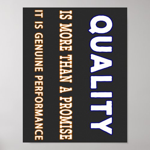Quality quotes Quality Is More Than A Promise Poster