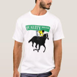 Quality Road - Street Sign T-shirt at Zazzle