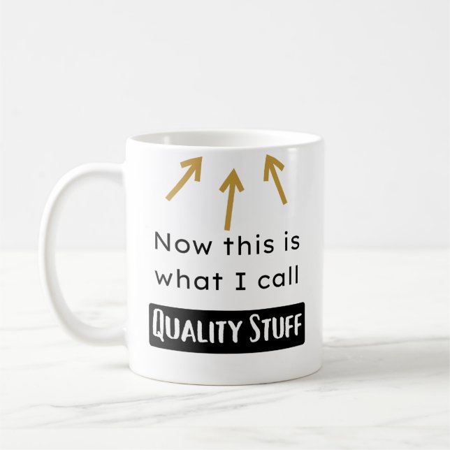 Quality Stuff | Mug (Left)