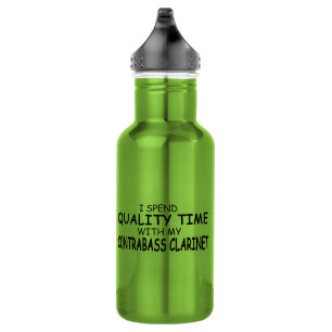 Quality Time Contrabass Clarinet Stainless Steel Water Bottle