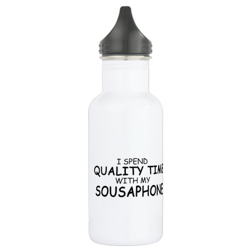 Quality Time Sousaphone Stainless Steel Water Bottle