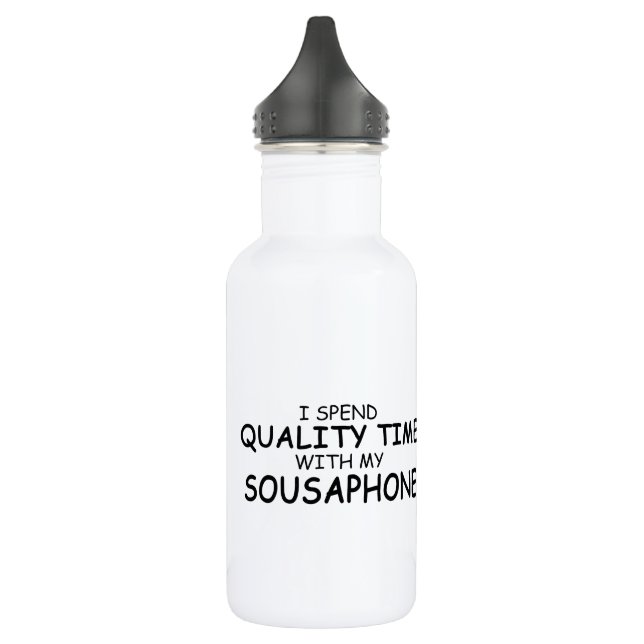 Quality Time Sousaphone Stainless Steel Water Bottle (Left)