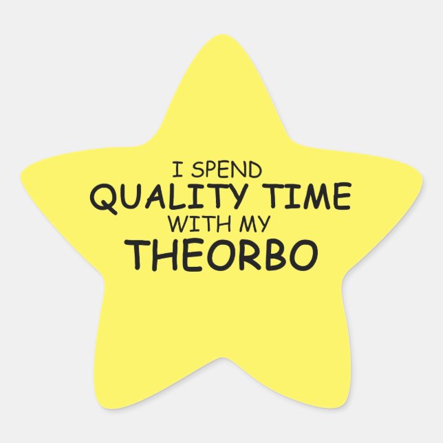 Quality Time Theorbo Star Sticker (Front)